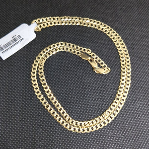 CADENA BARBADA DIAMANTADA 11.31GR 55 CM CM (NUEVO)