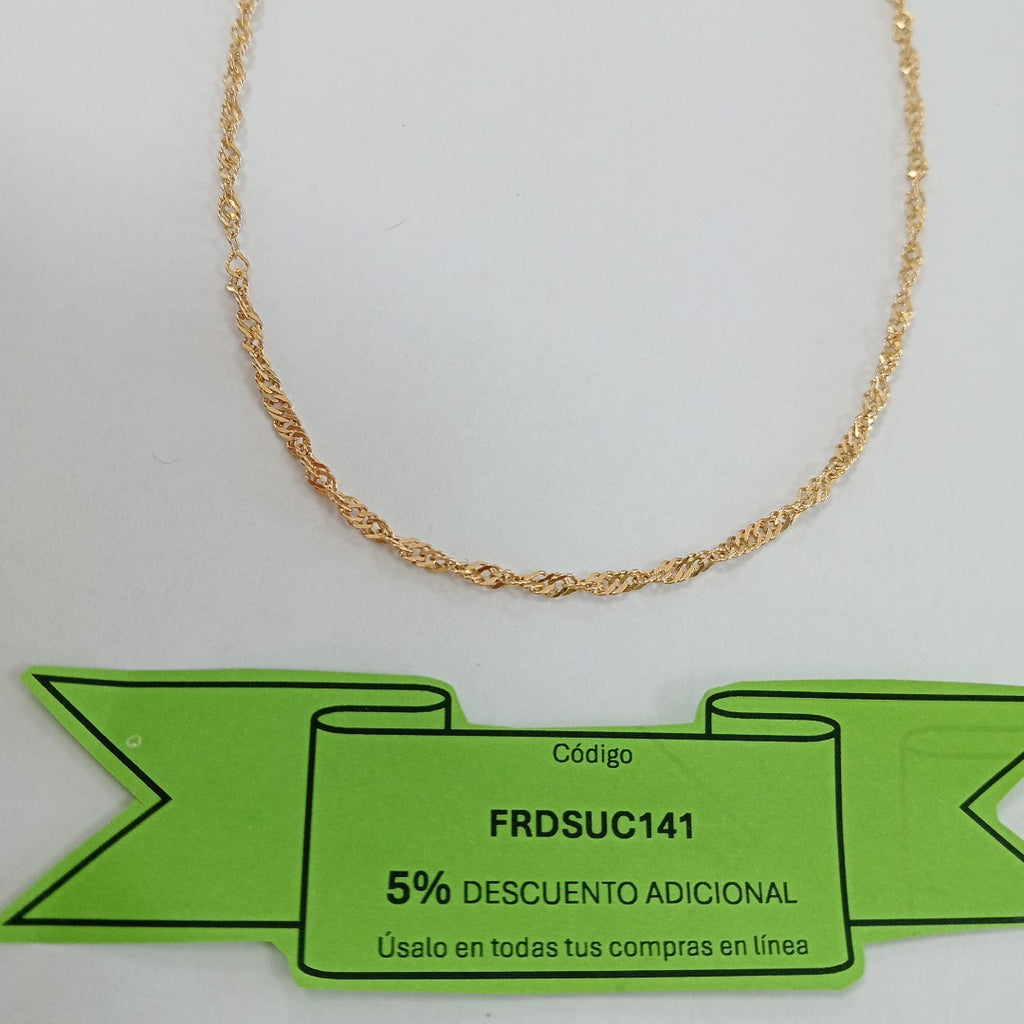 CADENA ORO 10 K 2.1 GRMS (SEMINUEVO)