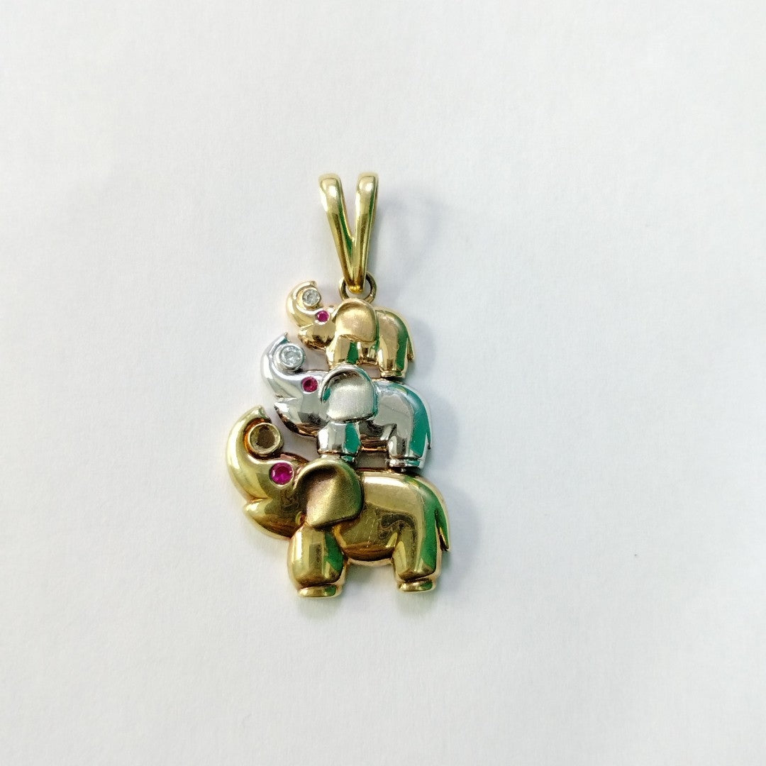 DIJE ORO COMBINADO 14 K 10.4 GRMS (SEMINUEVO)
