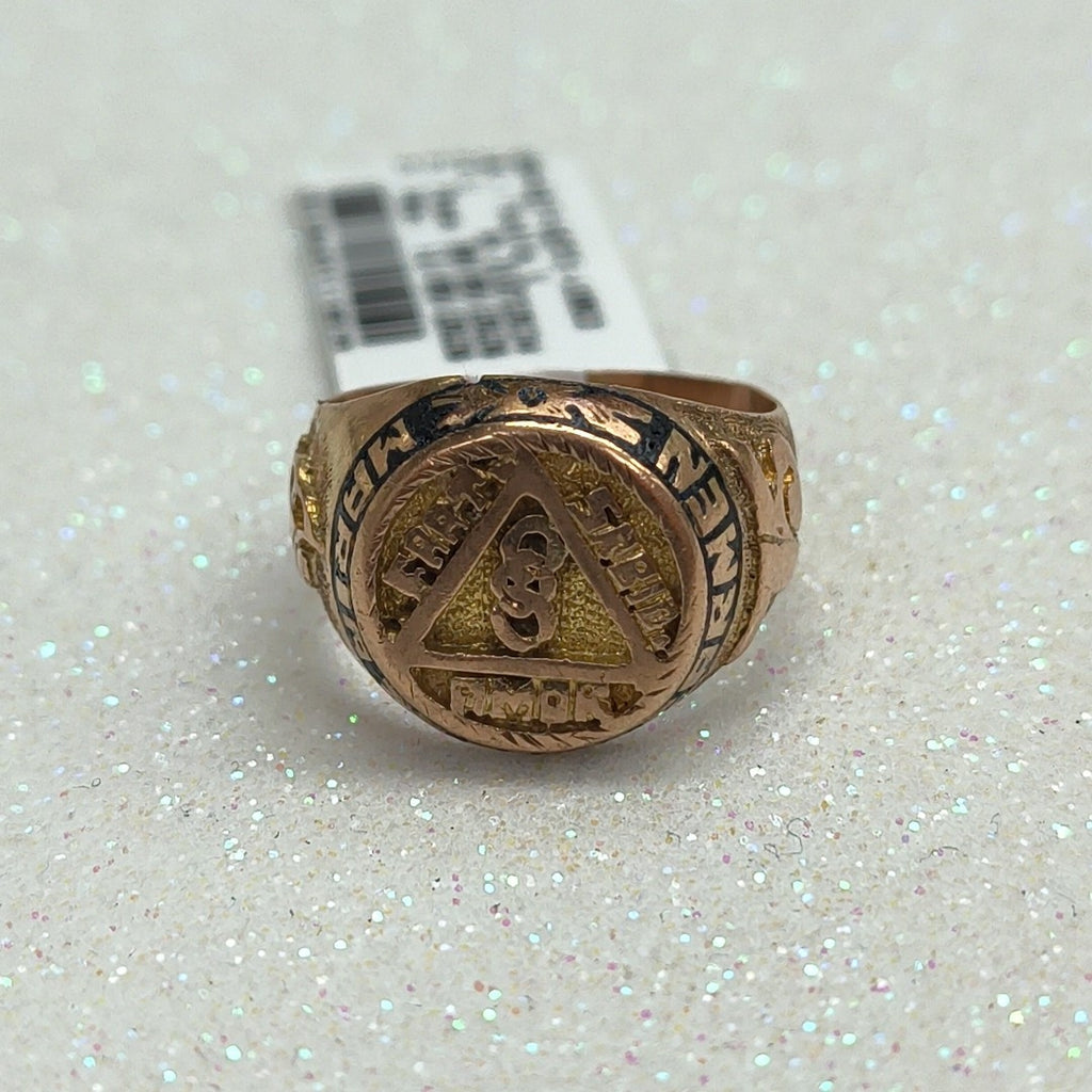 ANILLO DE GRADUACIÓN ORO 10 K 8.9 GRMS (SEMINUEVO)