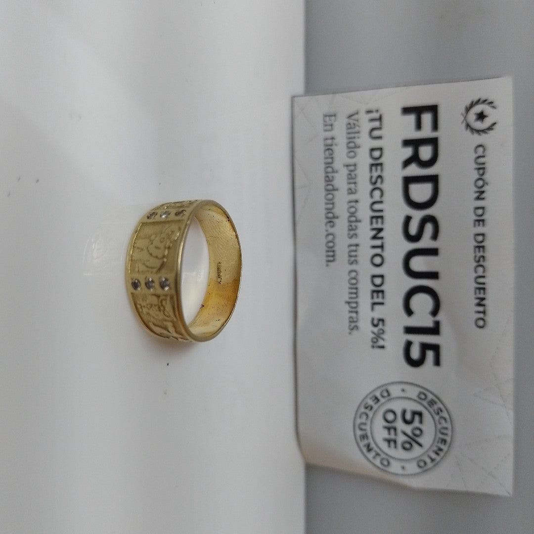 ANILLO ORO 14 K 4.1 GRMS (SEMINUEVO)