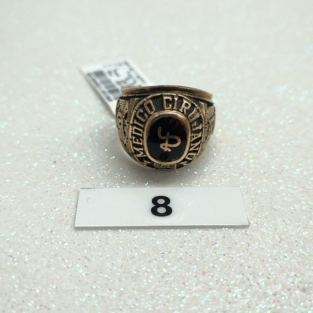 ANILLO DE GRADUACIÓN ORO 8 K 13,70 GRMS (SEMINUEVO)