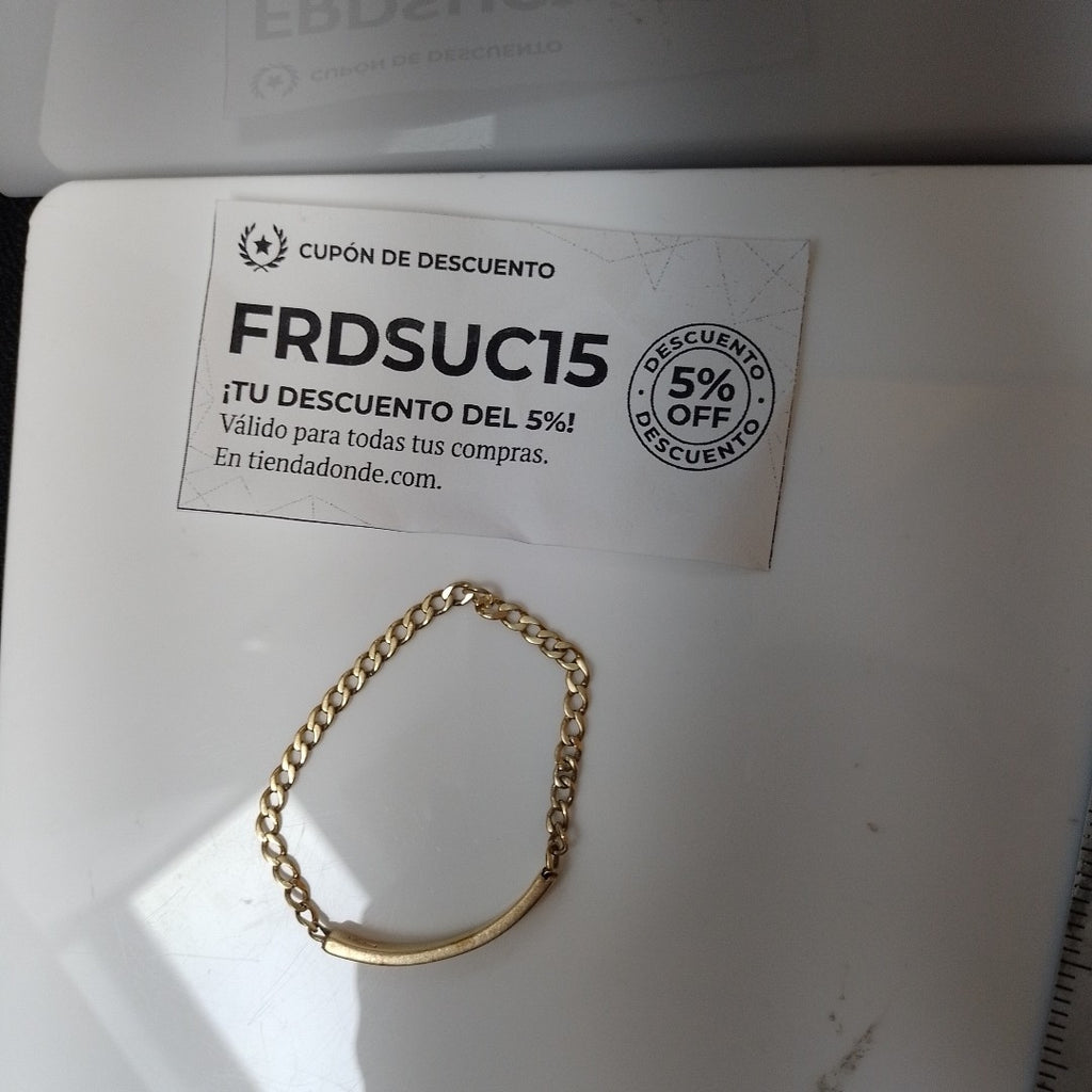 ESCLAVA ORO 14 K 4.3 GRMS (SEMINUEVO)
