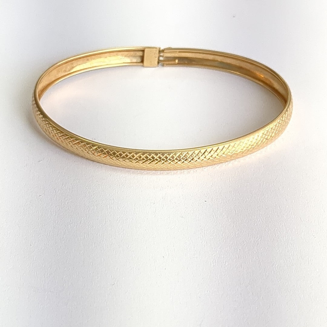 PULSERA RIGIDA ORO 14 K 6 GRMS (SEMINUEVO)