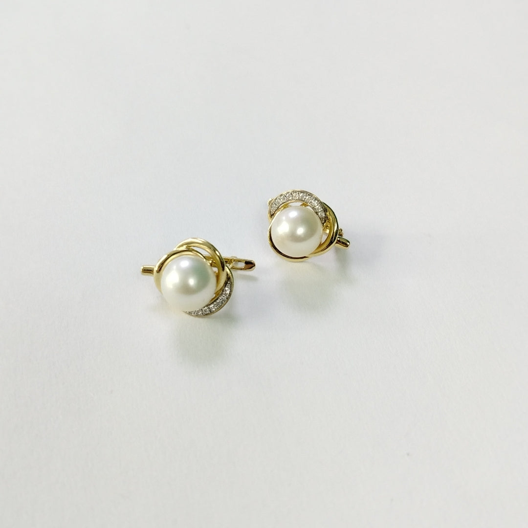 ARETES PAR ORO 14 K 4.7 GRMS (SEMINUEVO)