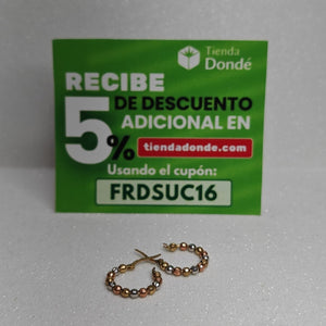 ARRACADAS PAR ORO 10 K 2,60 GRMS (SEMINUEVO)