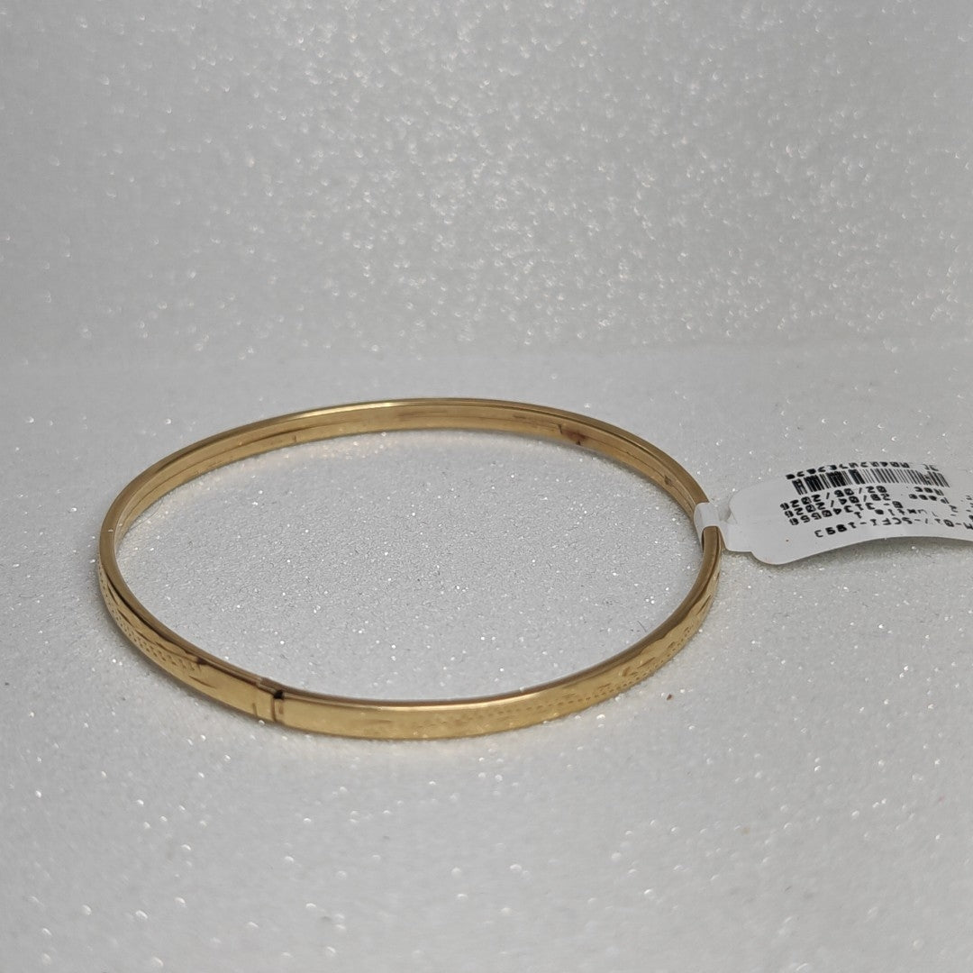PULSERA RIGIDA ORO 10 K 4.9 GRMS (SEMINUEVO)