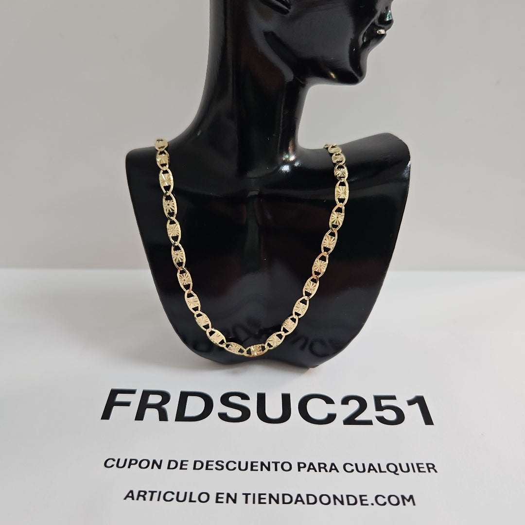 CADENAS GUCHI ORO 14K 55 CM 7.2 GR (NUEVO)
