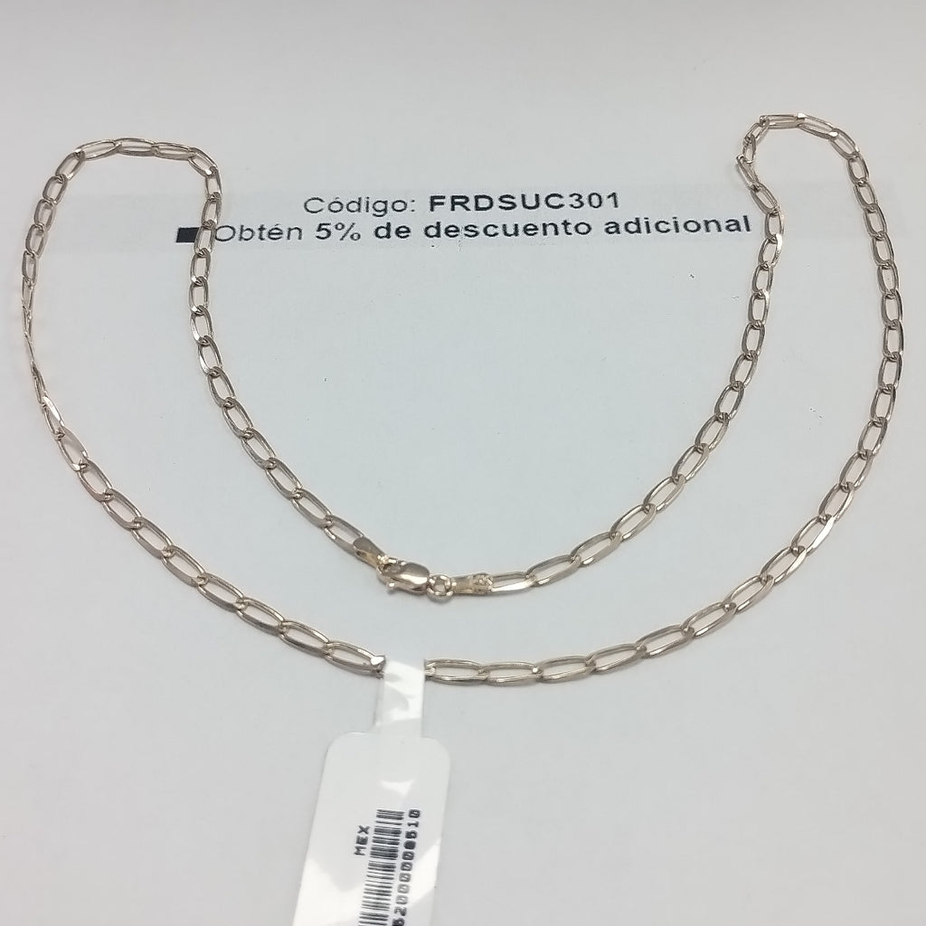 CADENA TEJIDO ESLABONES 6.8G 55 CM (NUEVO)