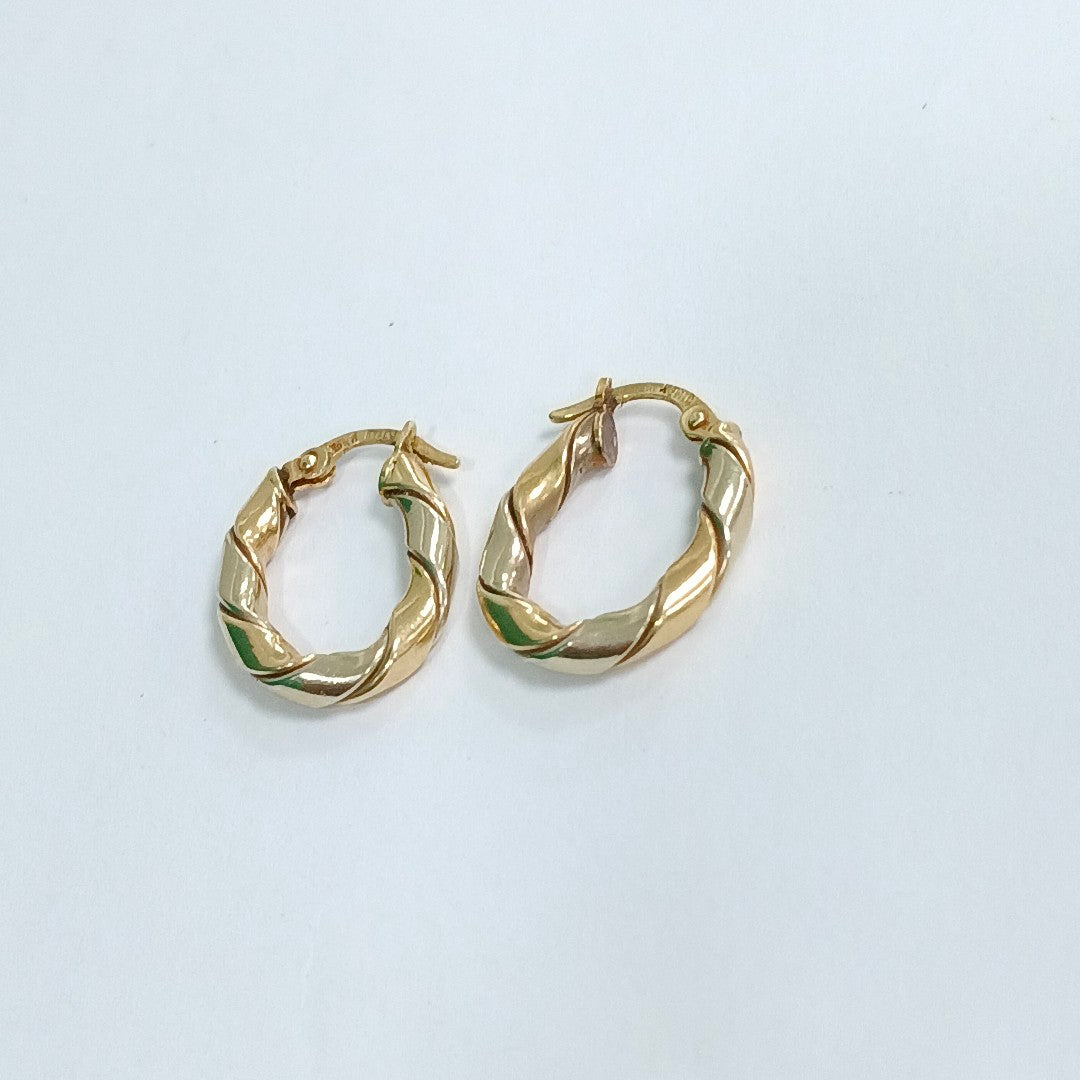 ARRACADAS PAR ORO 10 K 1,60 GRMS (SEMINUEVO)
