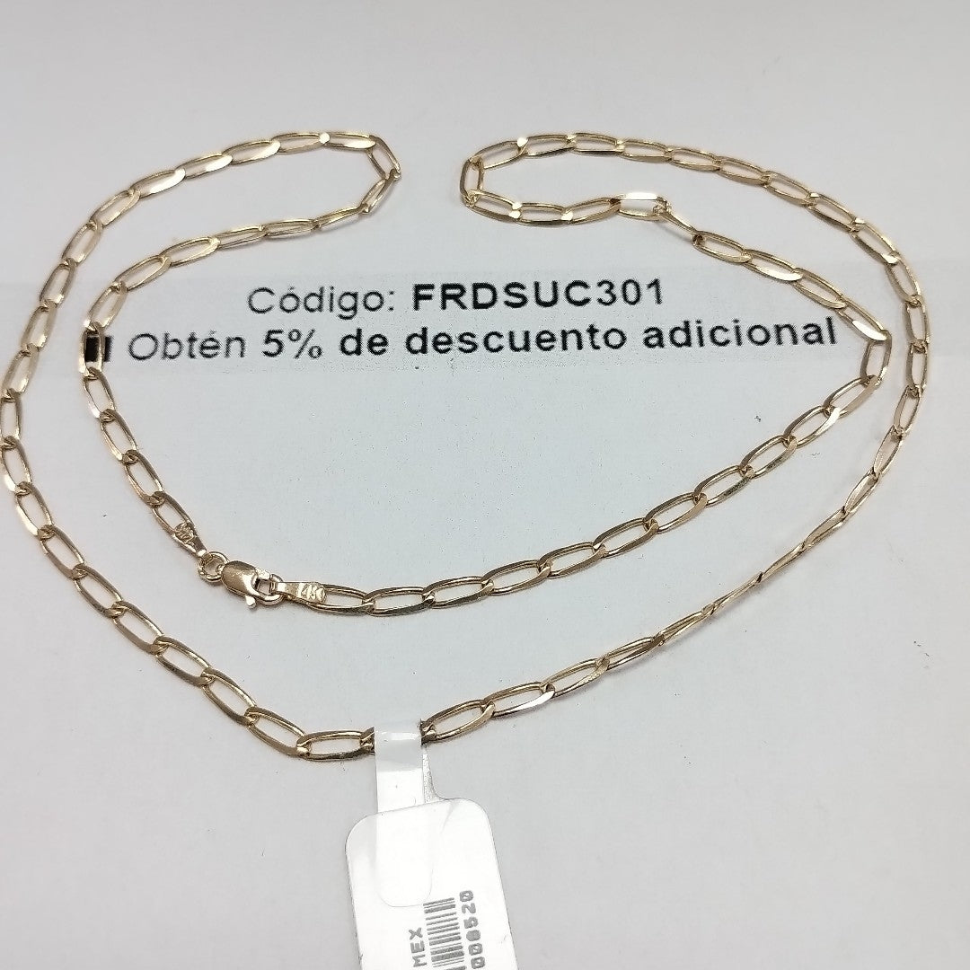CADENA TEJIDO ESLABONES 6.8G 55 CM (NUEVO)