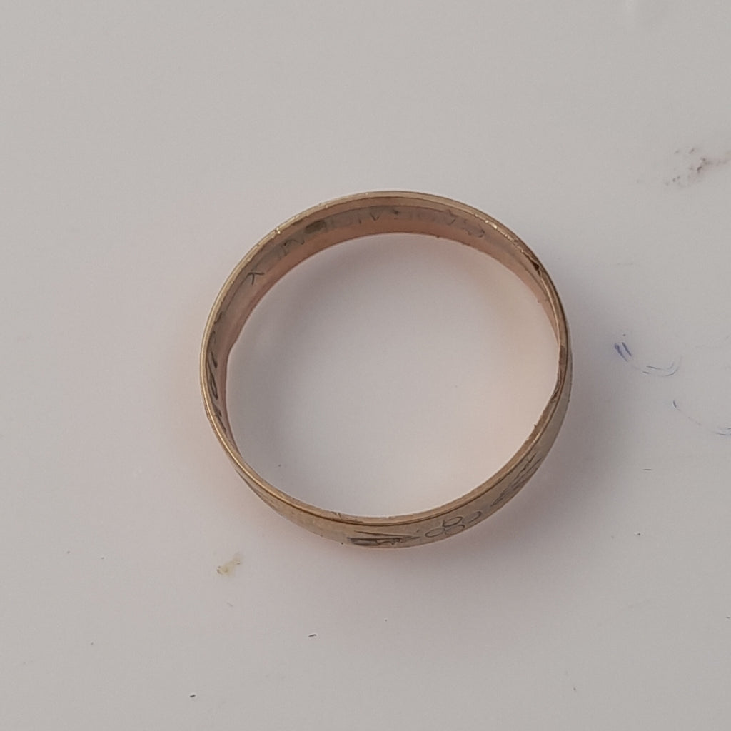 ARGOLLA ORO 10 K 1.2 GRMS (SEMINUEVO)
