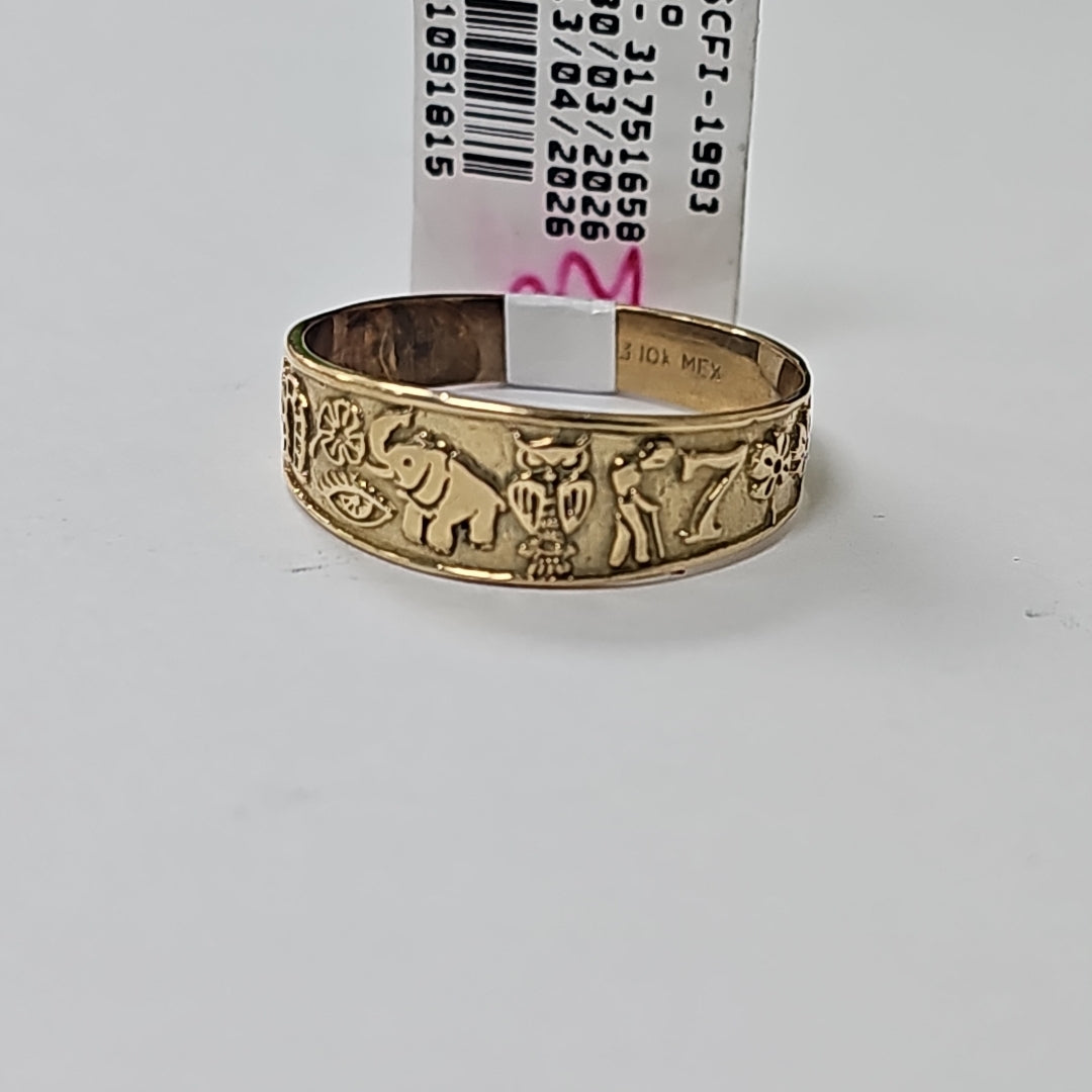 ARGOLLA DE LA SUERTE ORO 8 K 3.1 GRMS (SEMINUEVO)