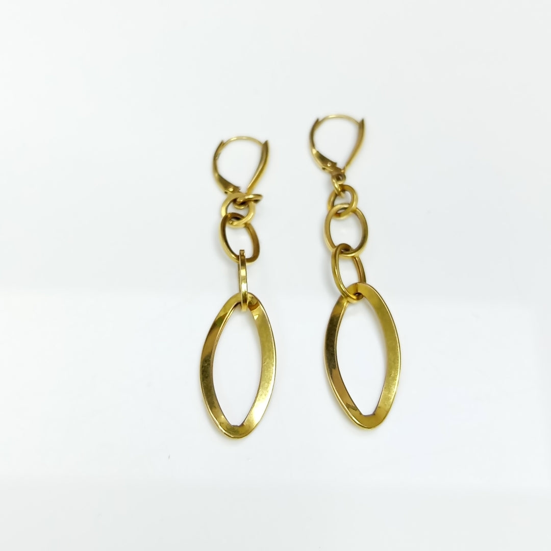 ARETES PAR ORO 14 K 2.5 GRMS (SEMINUEVO)