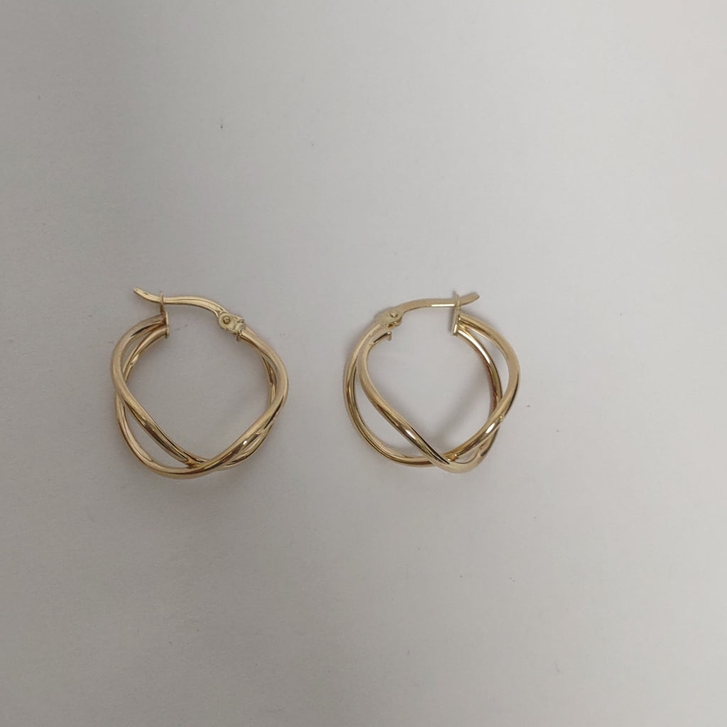 ARETES PAR ORO 14 K 2 GRMS (SEMINUEVO)