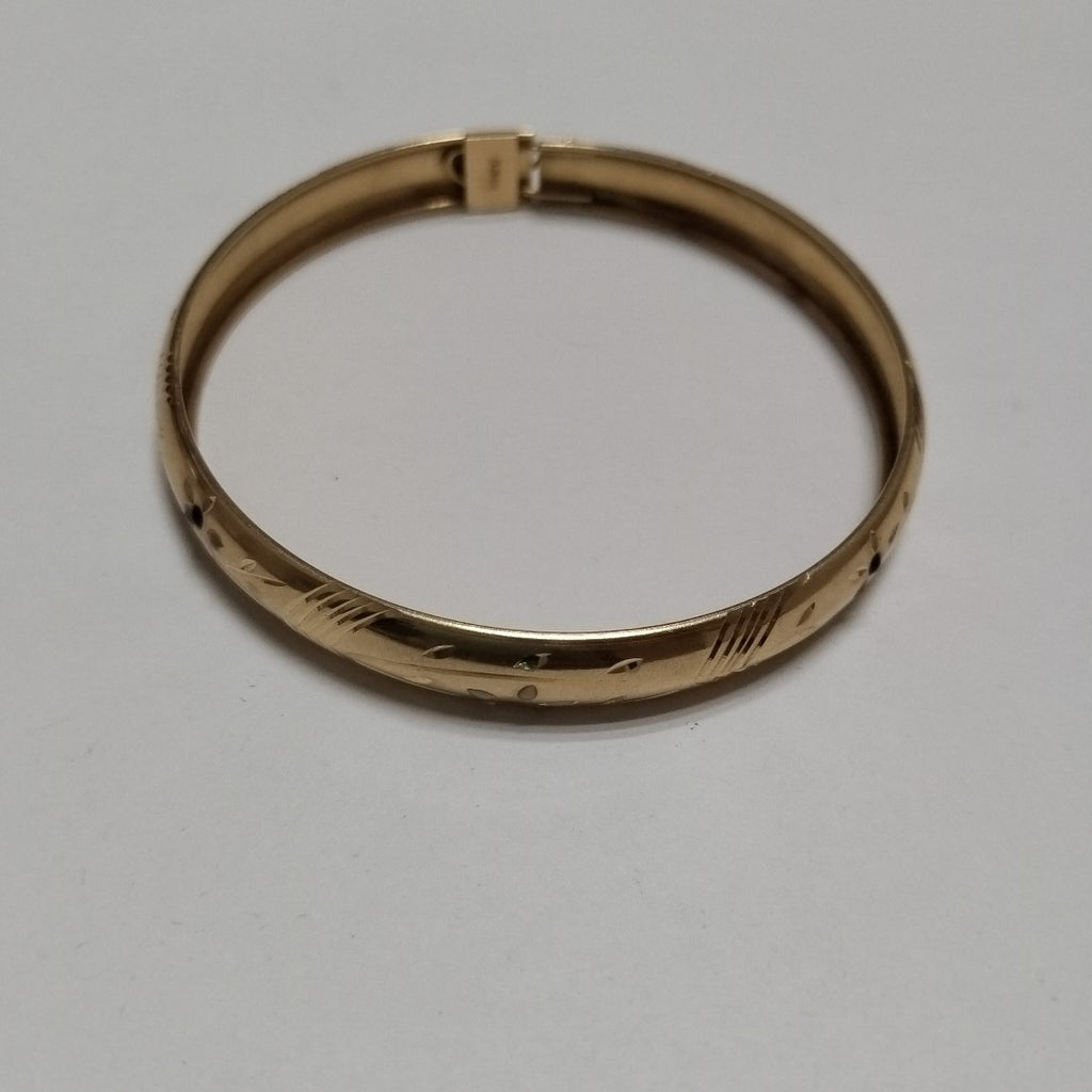 PULSERA RIGIDA ORO 14 K 9.4 GRMS (SEMINUEVO)