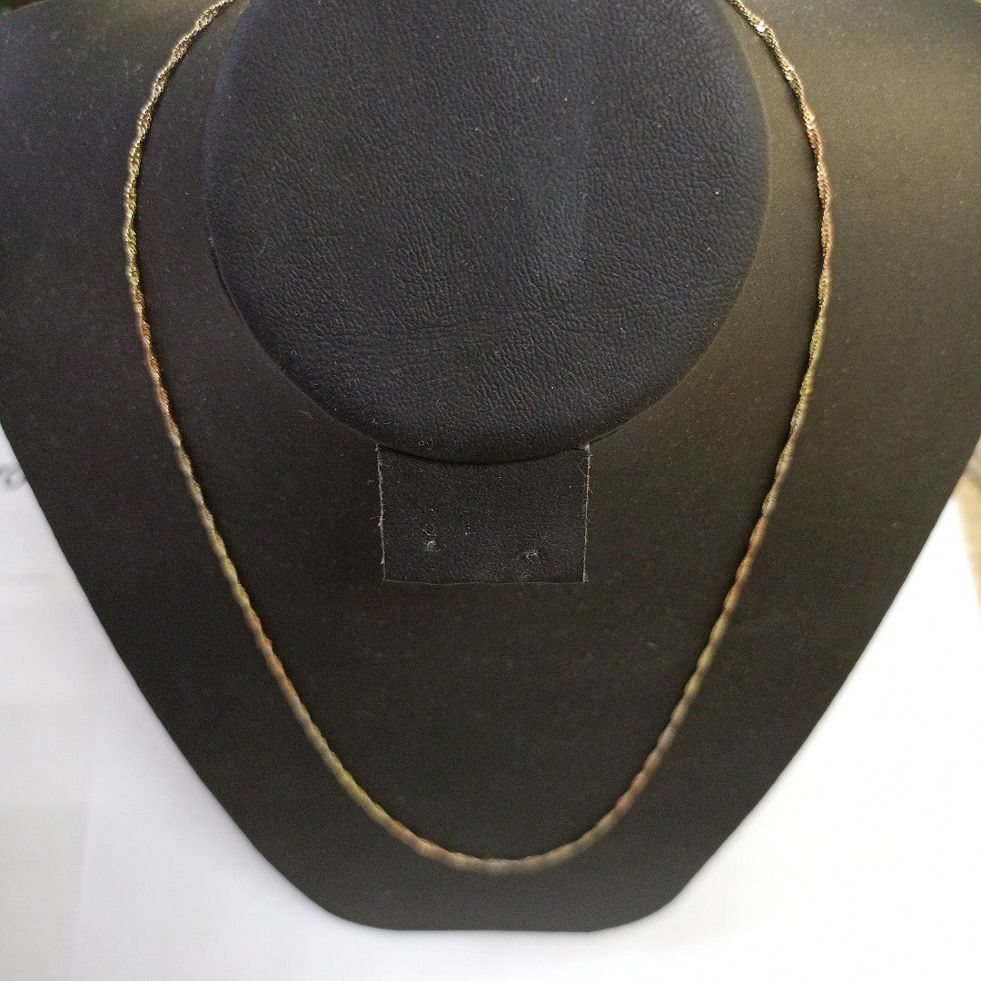CADENA ORO COMBINADO 14 K 1,90 GRMS (SEMINUEVO)