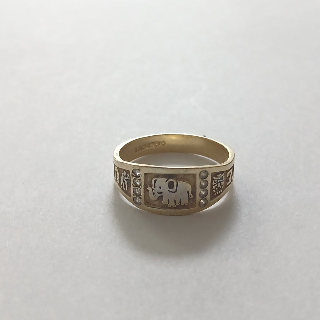 ANILLO ORO 14 K 3.1 GRMS (SEMINUEVO)