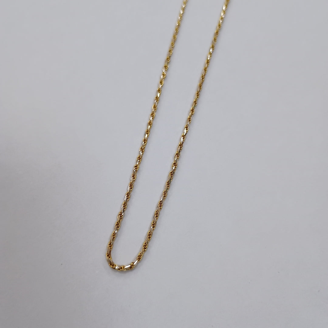 GARGANTILLA ORO,RODIADO 14 K 3,00 GRMS (SEMINUEVO)