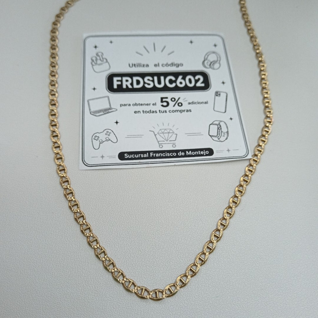 CADENA ORO 14 K 13.7 GRMS (SEMINUEVO)