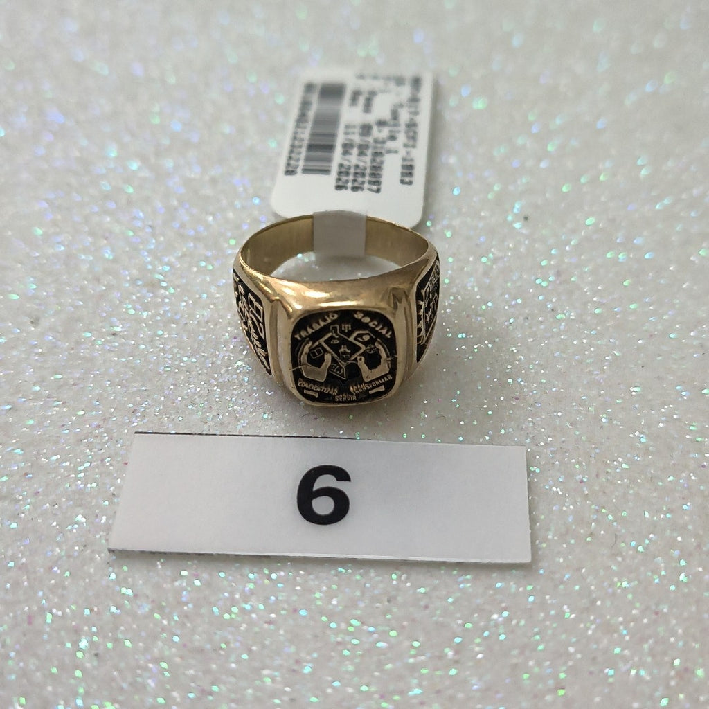 ANILLO DE GRADUACIÓN ORO 8 K 4,00 GRMS (SEMINUEVO)