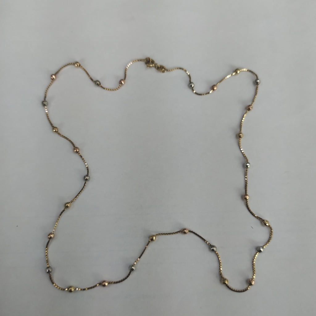 CADENA ORO 14 K 3.9 GRMS (SEMINUEVO)