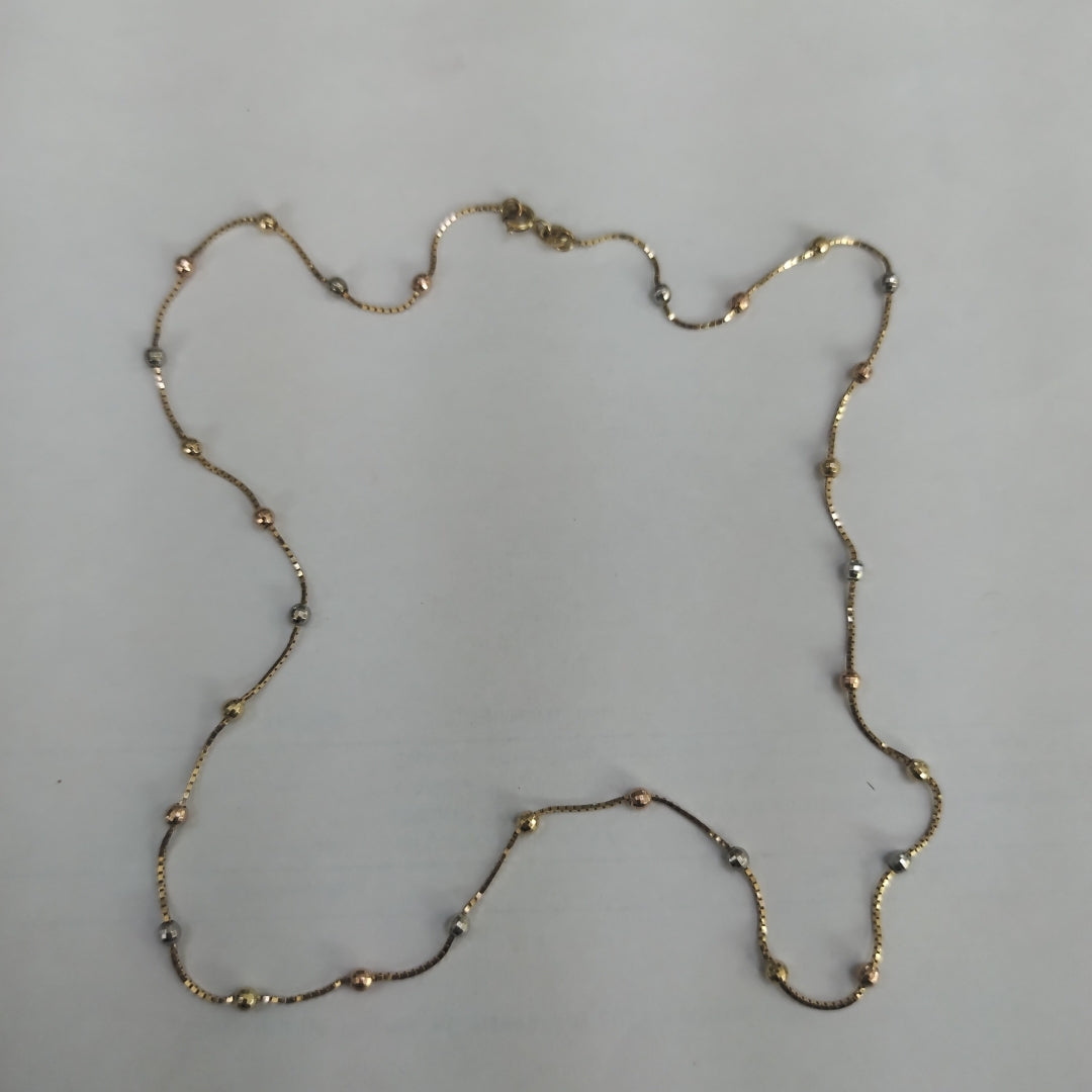 CADENA ORO 14 K 3.9 GRMS (SEMINUEVO)