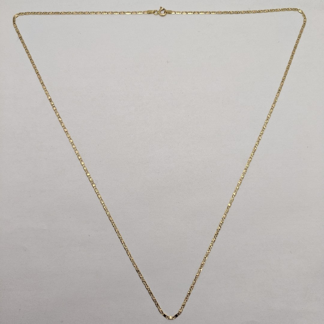 CADENA ORO, ORO COMBINADO 14 K 3.4 GRMS (SEMINUEVO)