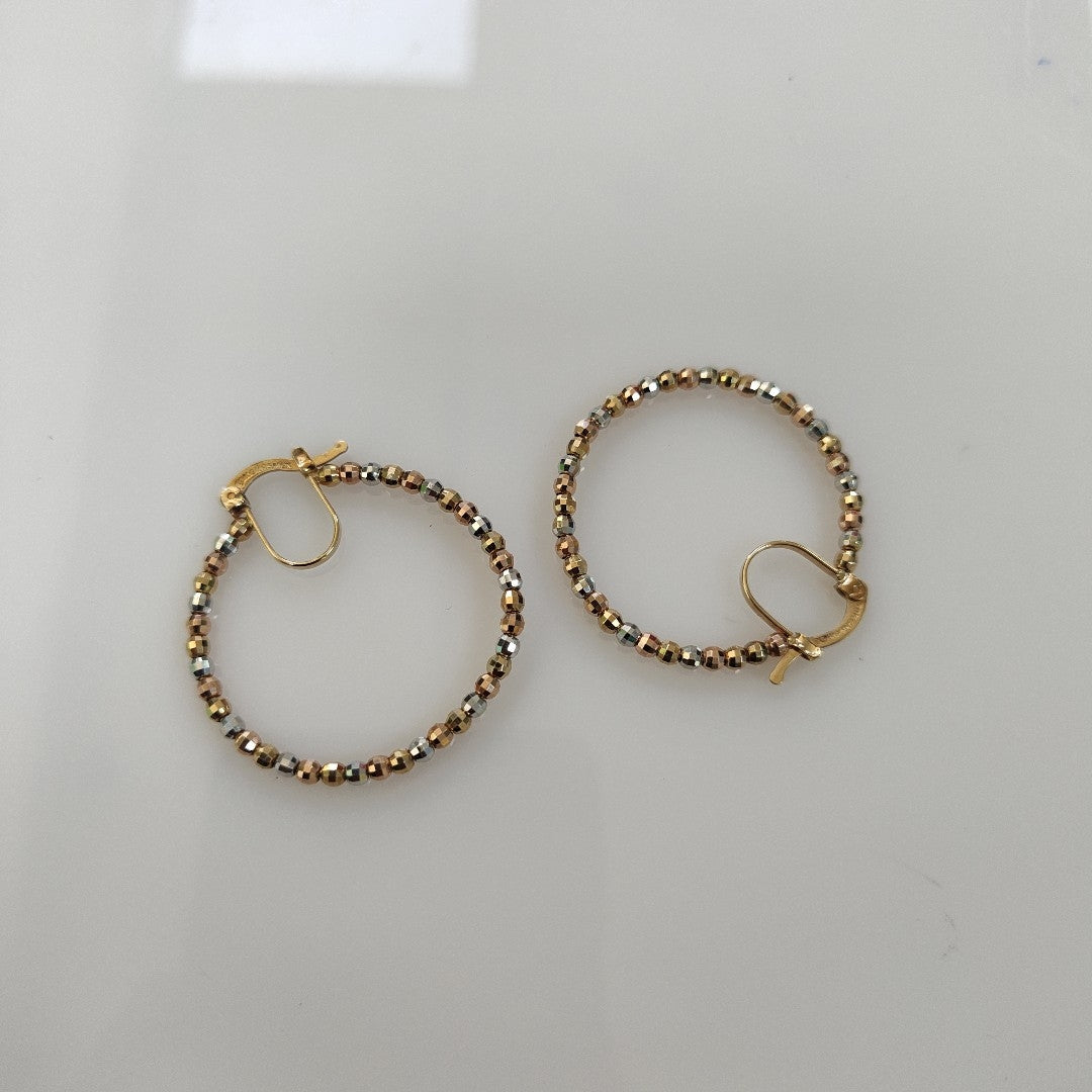 ARRACADAS PAR ORO 10 K 4.3 GRMS (SEMINUEVO)