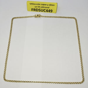 CADENA ORO 14 K 20.2 GRMS (SEMINUEVO)