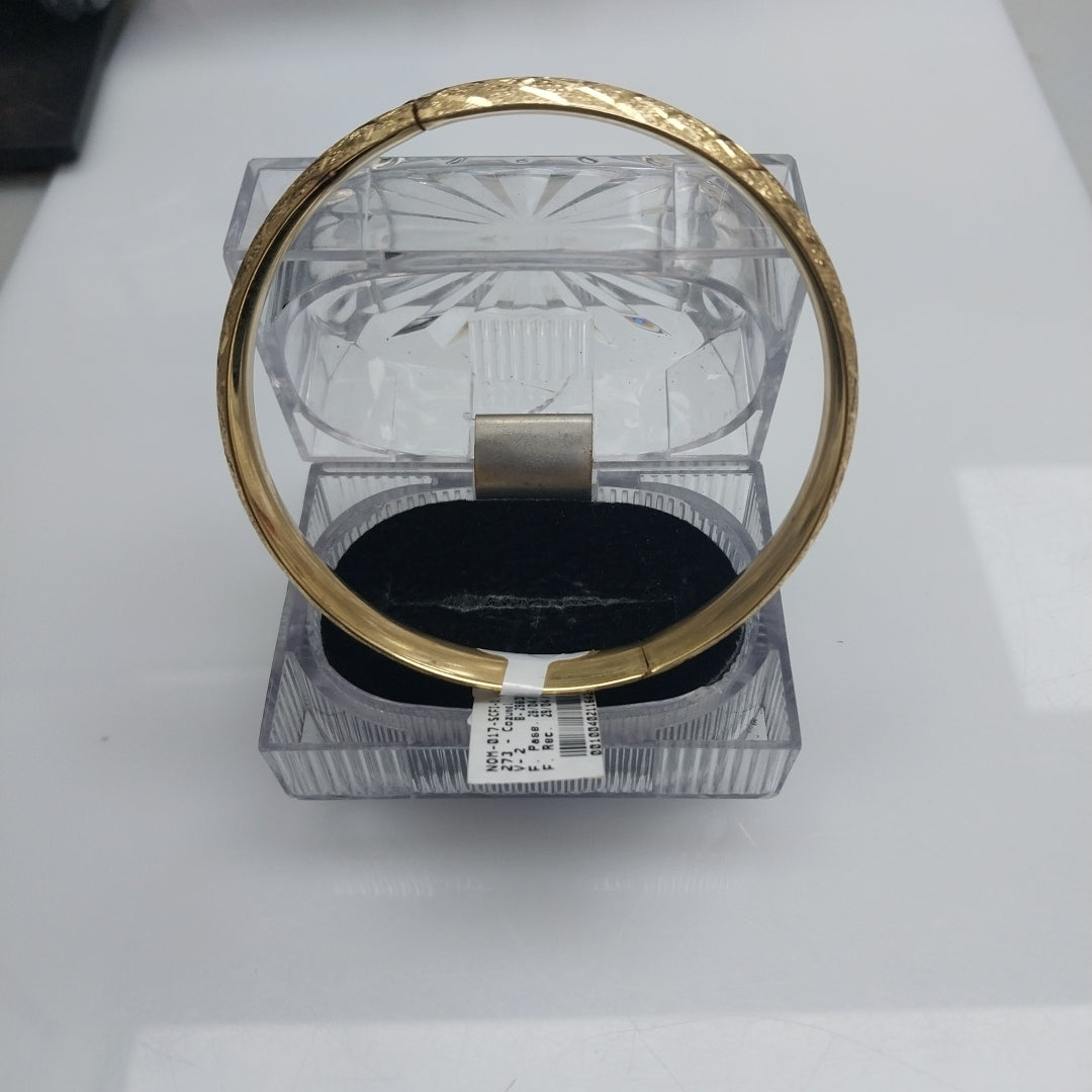 PULSERA RIGIDA ORO 10 K 12 GRMS (SEMINUEVO)