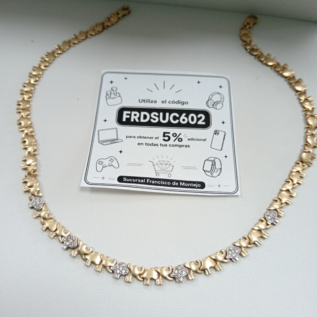 GARGANTILLA ORO 14 K 18.5 GRMS (SEMINUEVO)