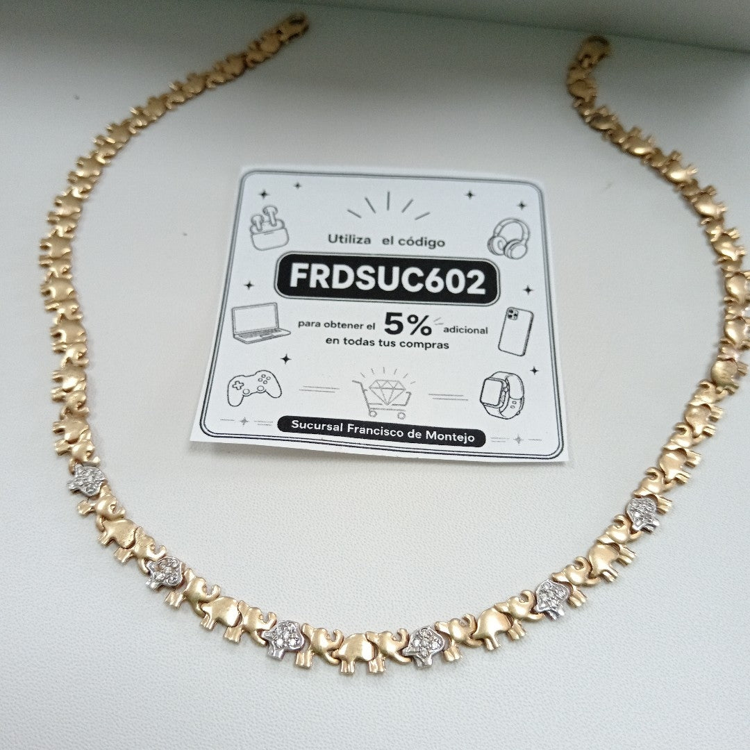 GARGANTILLA ORO 14 K 18.5 GRMS (SEMINUEVO)