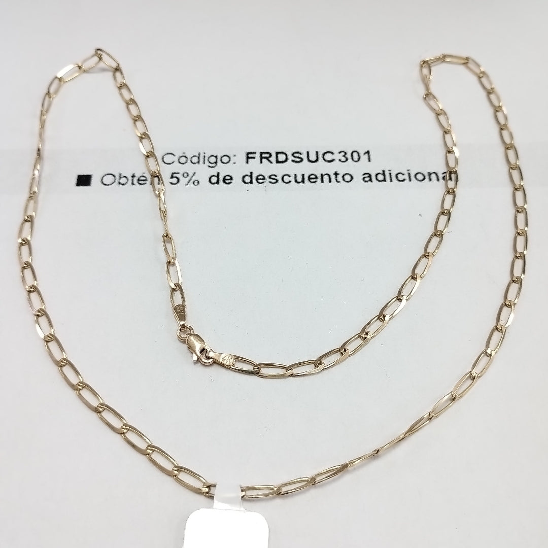 CADENA TEJIDO ESLABONES 6.8G 55 CM (NUEVO)