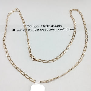 CADENA TEJIDO ESLABONES 6.8G 55 CM (NUEVO)