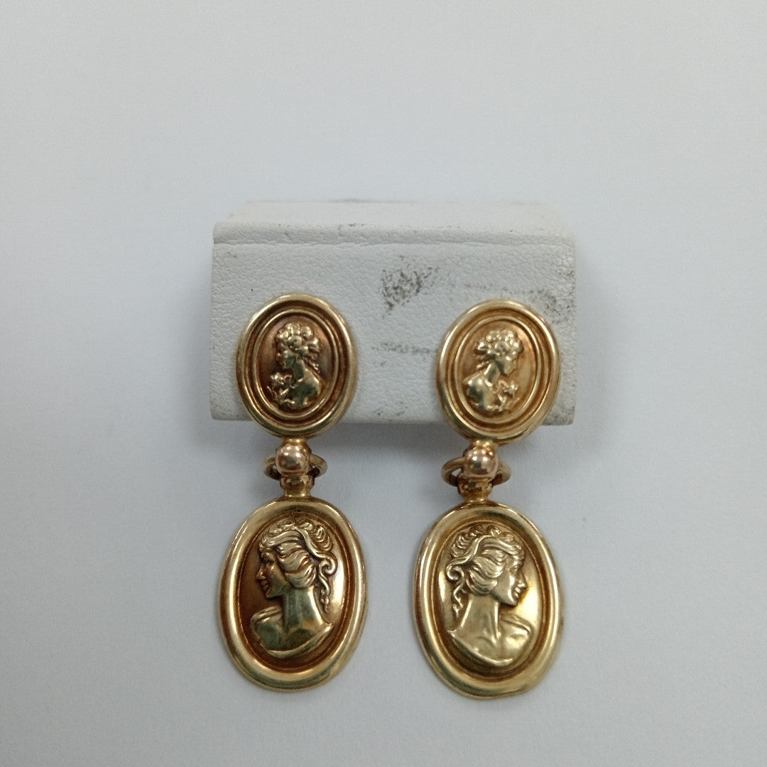 BROQUELES PAR ORO 14 K 4.5 GRMS (SEMINUEVO)