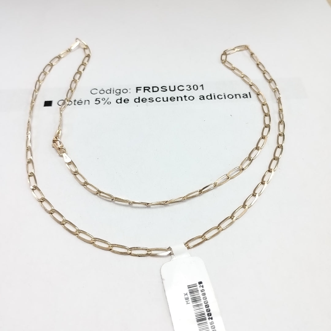 CADENA TEJIDO ESLABONES 6.8G 55 CM (NUEVO)