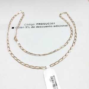 CADENA TEJIDO ESLABONES 6.8G 55 CM (NUEVO)