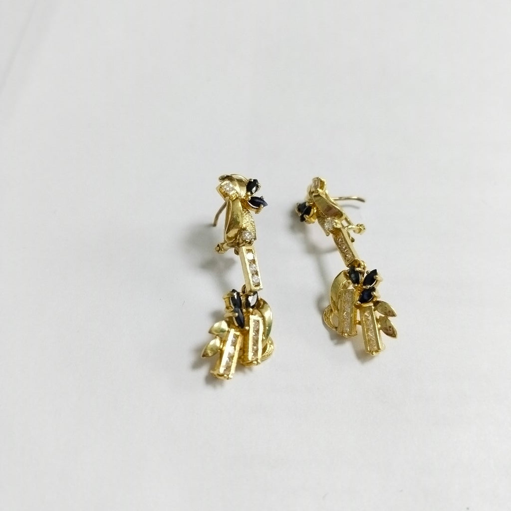 ARETES PAR ORO 14 K 6,90 GRMS (SEMINUEVO)