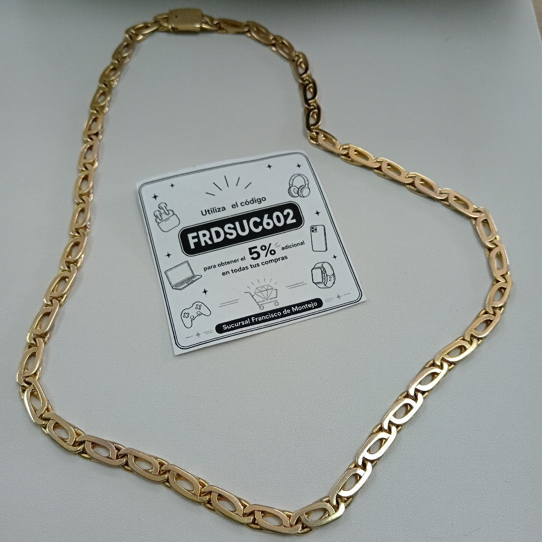 CADENA ORO 14 K 77.3 GRMS (SEMINUEVO)