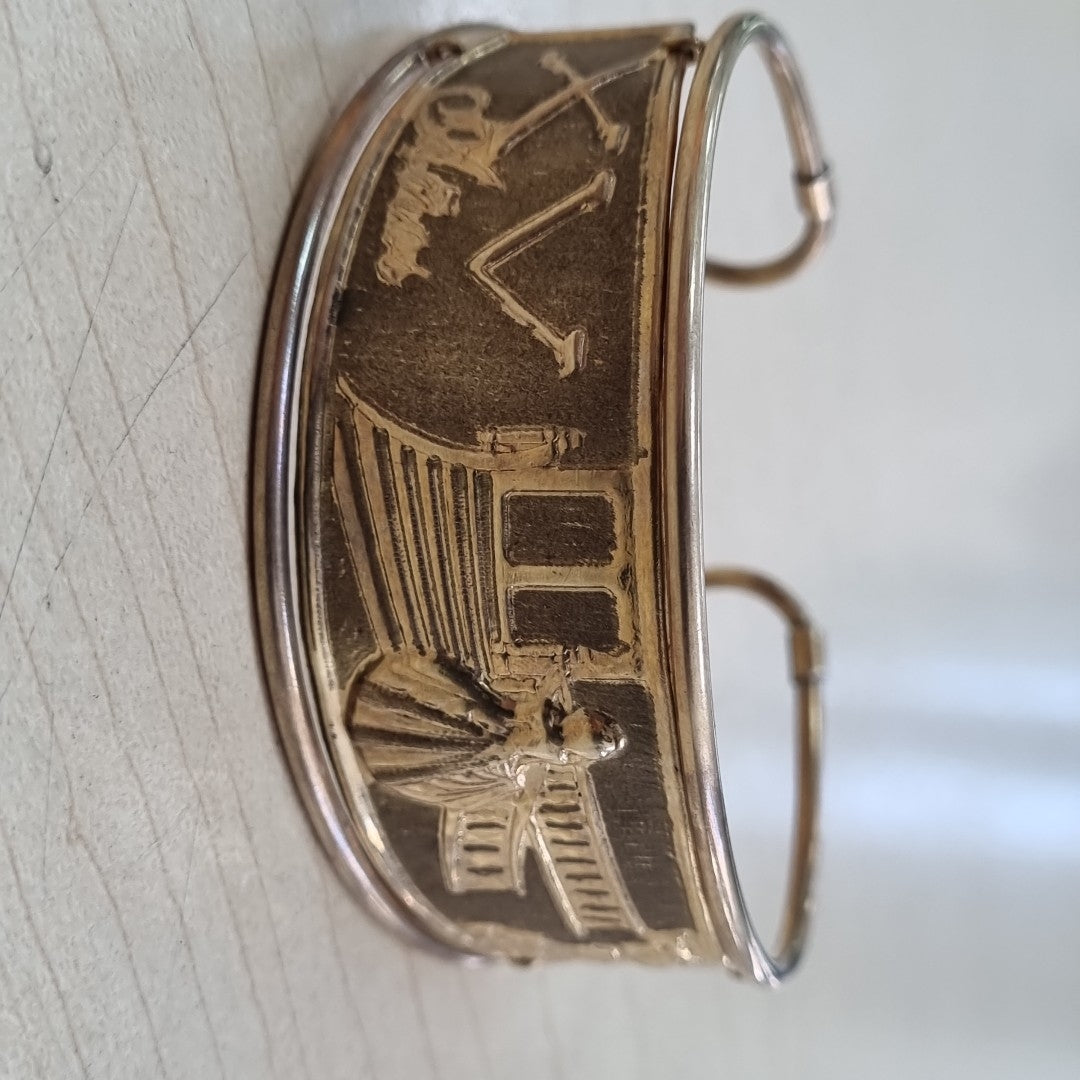 PULSERA RIGIDA ORO 10 K 12.1 GRMS (SEMINUEVO)