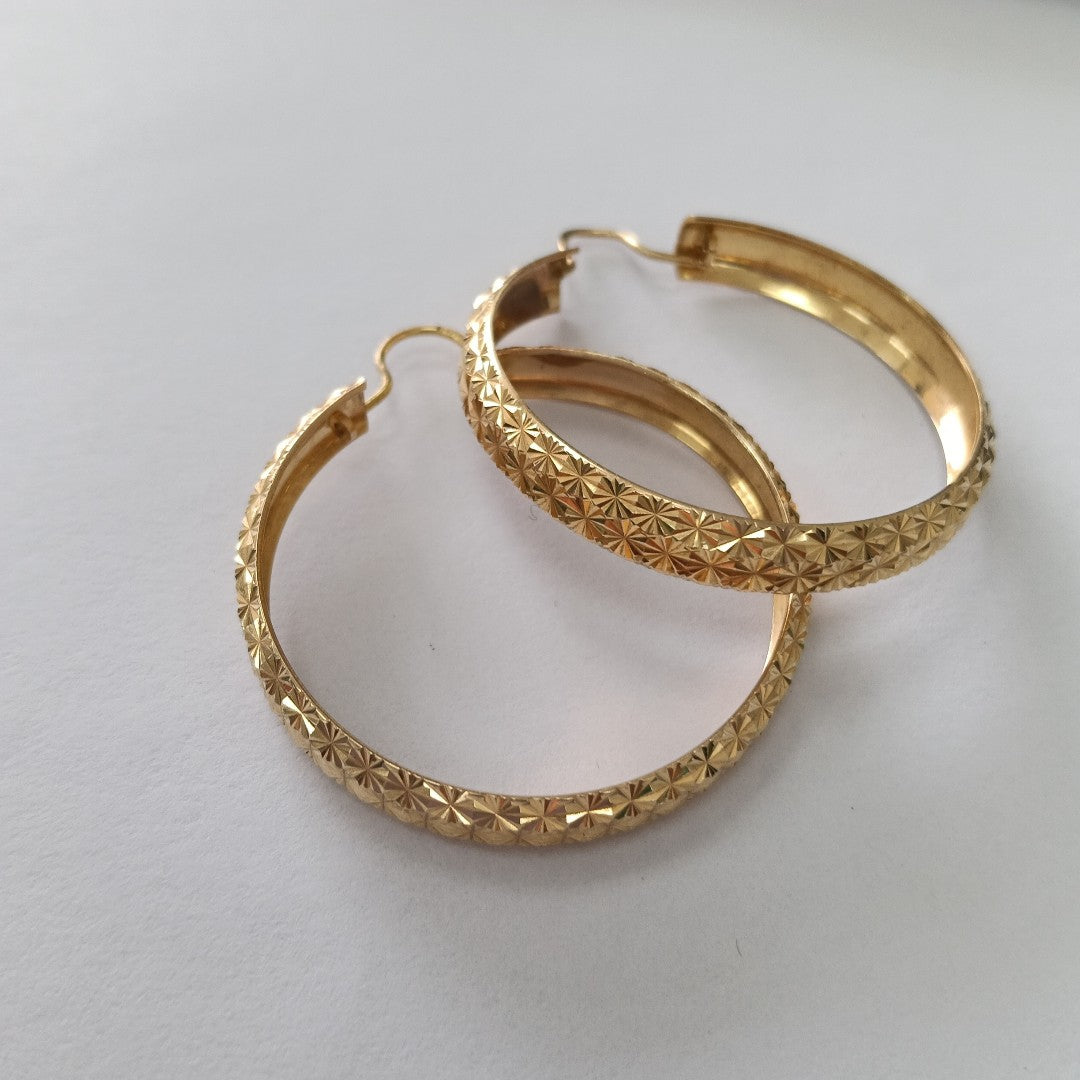 ARRACADAS PAR ORO 14 K 9.3 GRMS (SEMINUEVO)