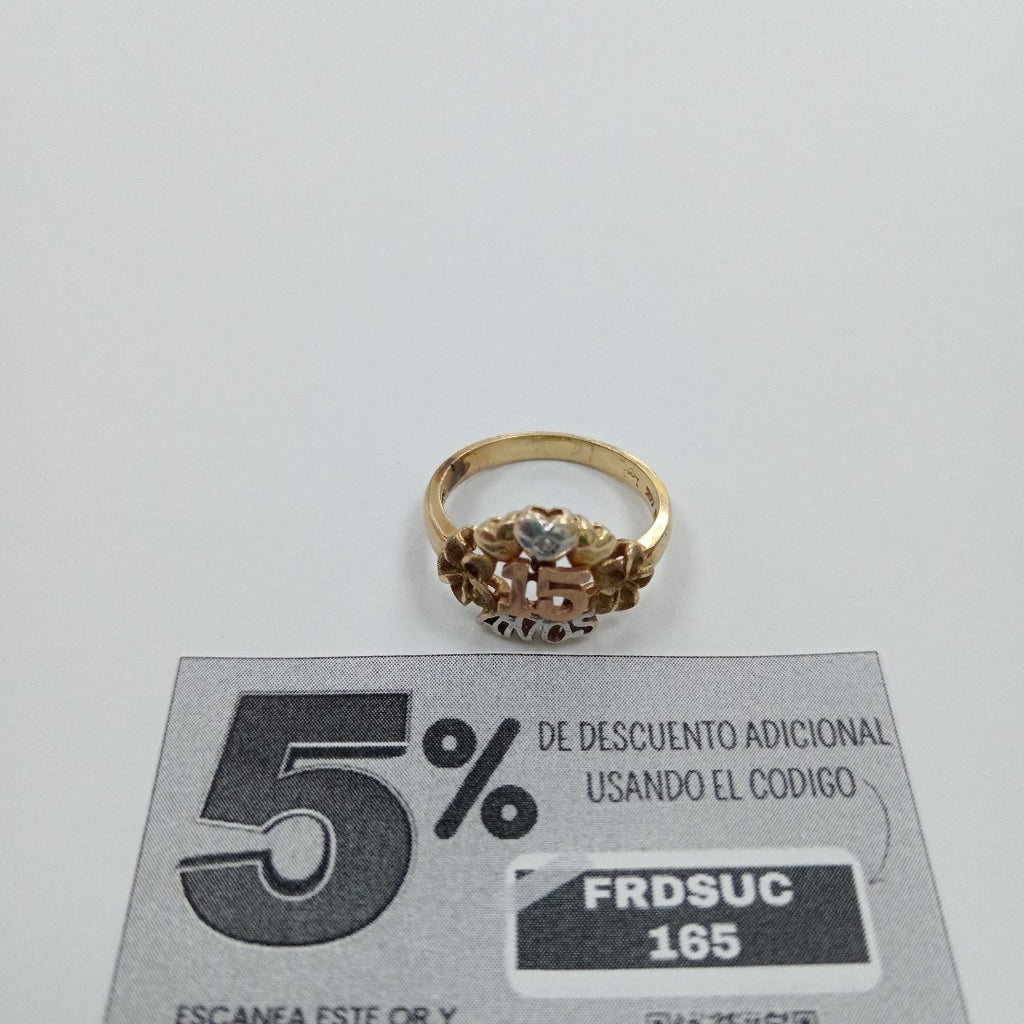 ANILLITO ORO 14 K 3.5 GRMS (SEMINUEVO)