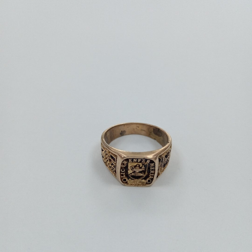 ANILLO DE GRADUACIÓN ORO 10 K 5,10 GRMS (SEMINUEVO)