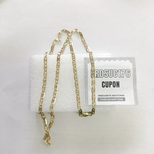CADENA ORO COMBINADO 14 K 8,40 GRMS (SEMINUEVO)