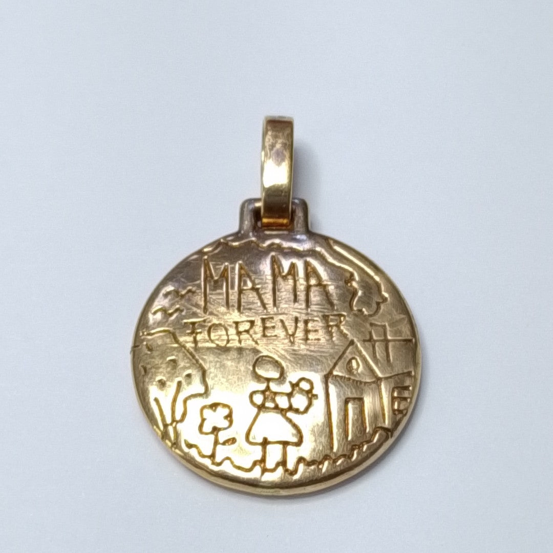 MEDALLA PERSONAL ORO 18 K 2.7 GRMS (SEMINUEVO)