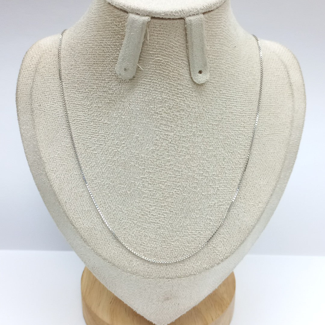 CADENA ORO BLANCO 18 K 2,40 GRMS (SEMINUEVO)