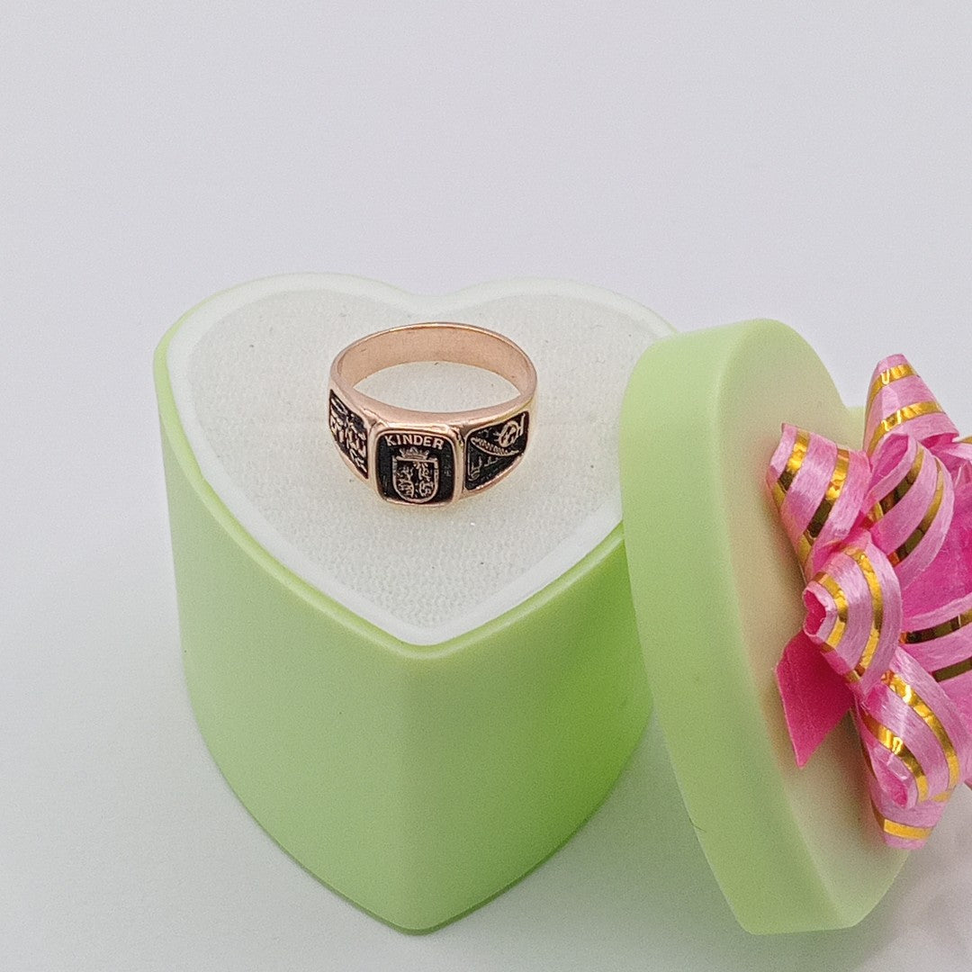 ANILLO DE GRADUACIÓN ORO 10 K 2.2 GRMS (SEMINUEVO)
