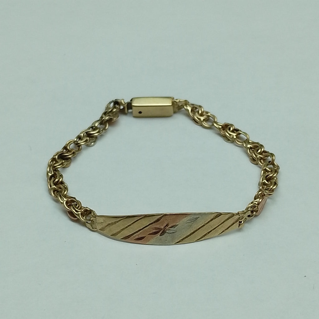 ESCLAVA ORO, ORO COMBINADO 10 K 5 GRMS (SEMINUEVO)
