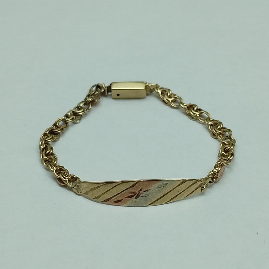 ESCLAVA ORO, ORO COMBINADO 10 K 5 GRMS (SEMINUEVO)